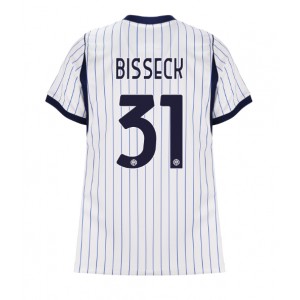 Inter Milan Yann Bisseck #31 Jalkapallovaatteet Naisten Vieraspaita 2026-27 Lyhythihainen